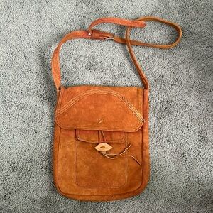 No Name Brand Velvet Leather Tote